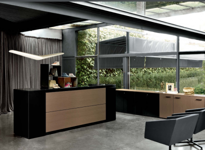 Reception desk office furniture counter furniture table law office practice Frezza reception desks